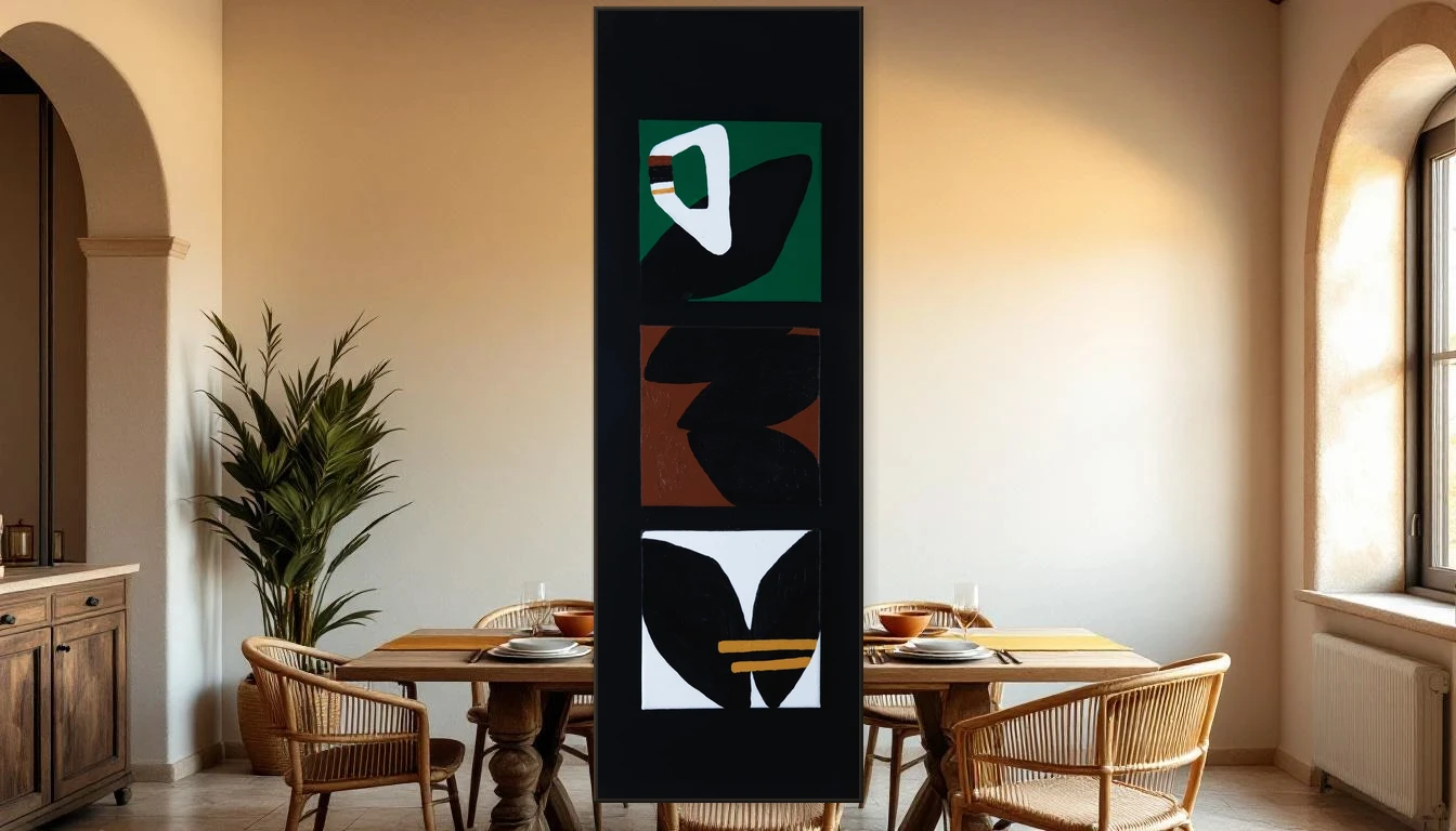 Warme leeshoek met aardetinten, kleibeige muur en Mediterrane sfeer