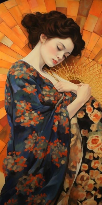 Geisha in Oranje