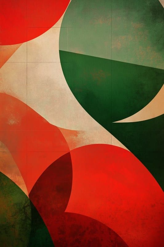 Retro Reds & Greens