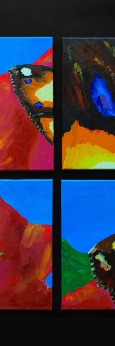 Butterfly 4-panels